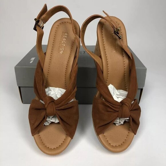 Kenneth Cole Reaction Tole Booth Ankle-Strap Sandals Tan 8.5M - Picture 5 of 7